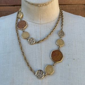 Vintage 70s Sarah Coventry Taste of Honey Necklace